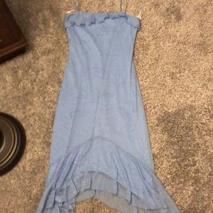 Medium blue sparkle dress
